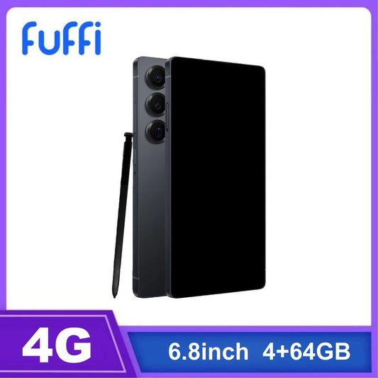 Fuffi-Smartphone 4+64GB/32GB ROM,3+32GB ROM, 6.8-Inch Display, Dual Sim Card Slot, Android 12.0 Os, 4G Network Support, Handwriting Pen Included