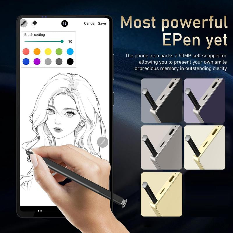 Fuffi-Smartphone 4+64GB/32GB ROM,3+32GB ROM, 6.8-Inch Display, Dual Sim Card Slot, Android 12.0 Os, 4G Network Support, Handwriting Pen Included
