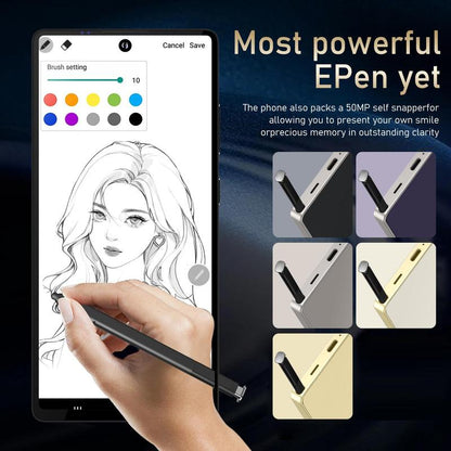 Fuffi-Smartphone 4+64GB/32GB ROM,3+32GB ROM, 6.8-Inch Display, Dual Sim Card Slot, Android 12.0 Os, 4G Network Support, Handwriting Pen Included